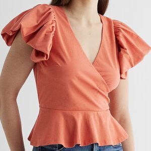 Express Flutter Sleeve Top